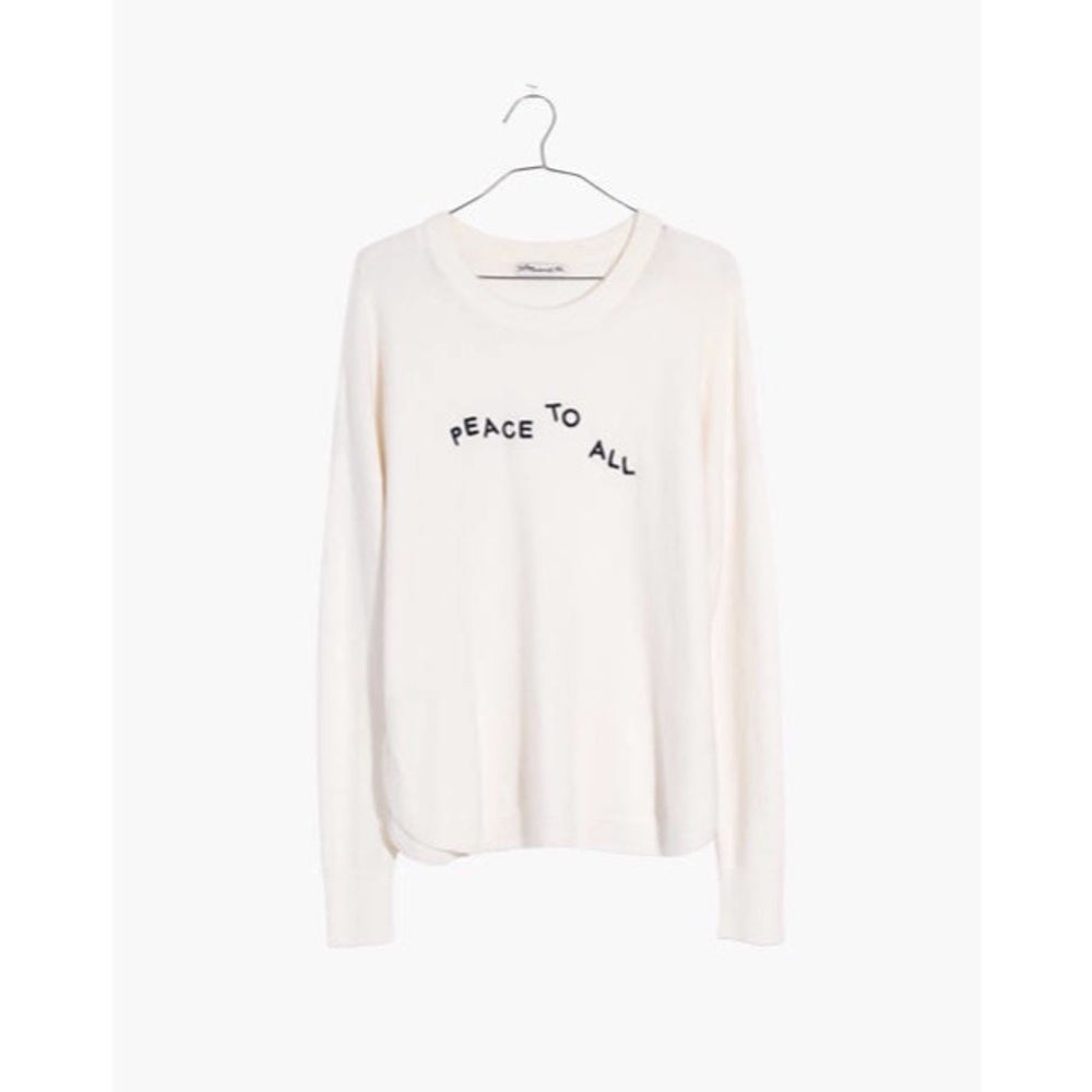 Madewell Peace To All Westlake Pullover Sweater - image 6